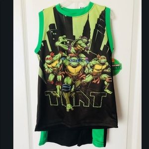 Ninja Turtles Set Tank Top & Shorts